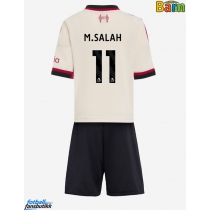 Liverpool Mohamed Salah #11 Bortedraktsett Barn 2025-26 Kortermet (+ Korte bukser)